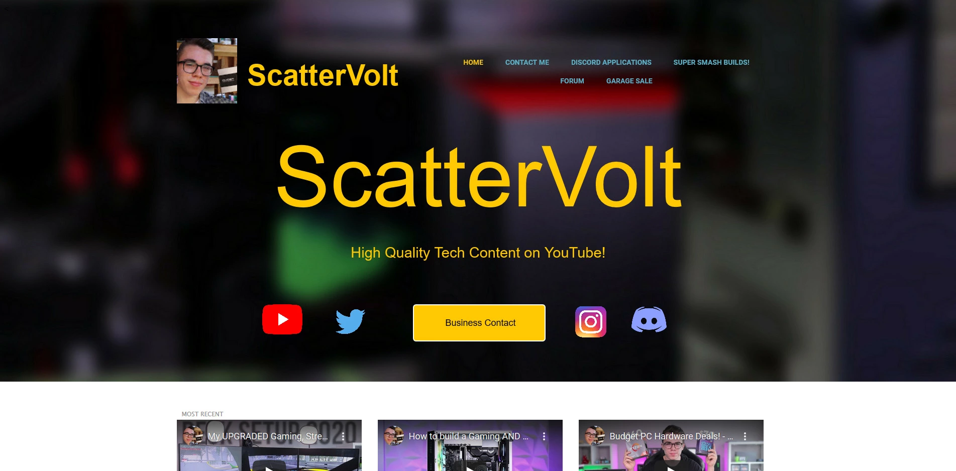 ScatterVolt Website
